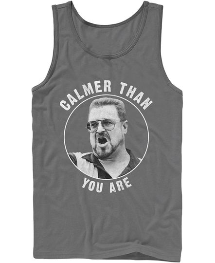 Fifth Sun Men's The Big Lebowski Walter Calmer Than You Tank Top
