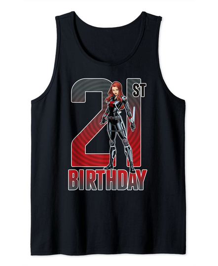 Marvel Black Widow 21st Birthday Pose Portrait Tank Top