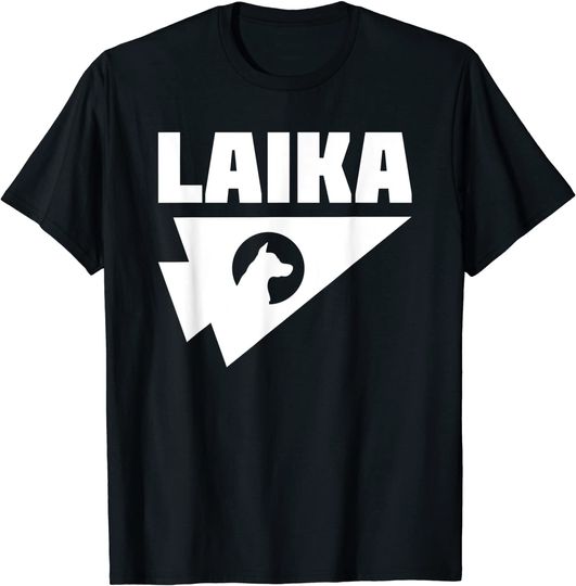 Laika dog Sputnik space travel T-Shirt