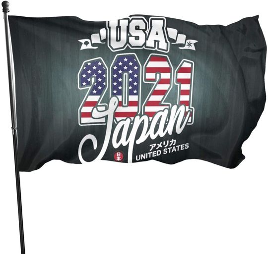 CAHPWD Tokyo Olympics 2021 Usa Team Flag