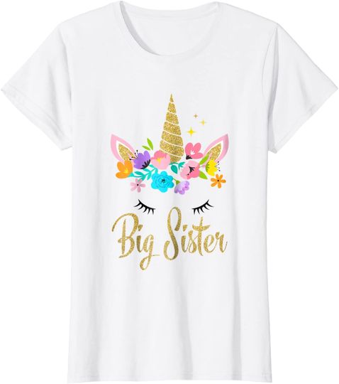Kids Unicorn Big Sister Long Sleeves I'm Going to be a Big Sister T