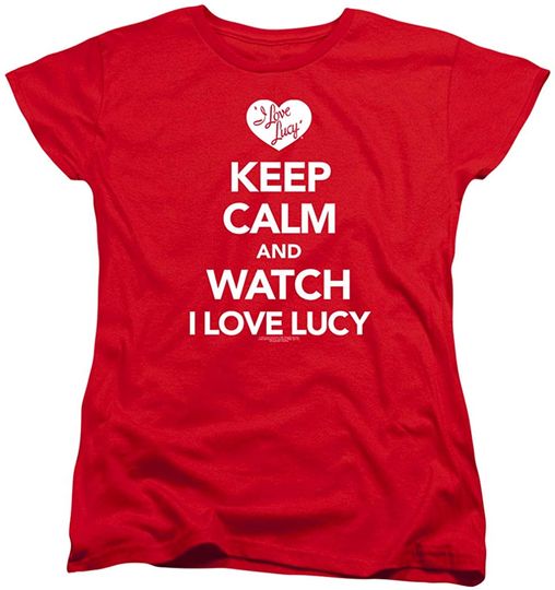 I Love Lucy Keep Calm Women's T Shirt