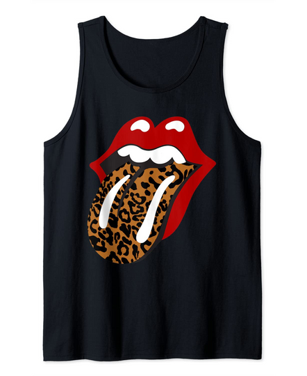 Rolling Stones Classic Leopard Tongue Tank Top