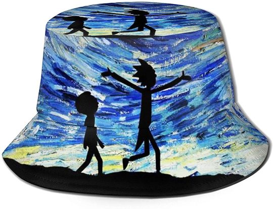 SUILIFA Unisex Anime Cartoon Beach Sun Bucket Hat