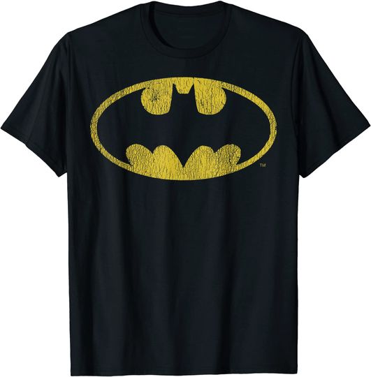 DC Comics Batman Distressed Classic Logo T Shirt