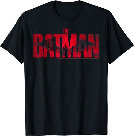 DC Fandome The Batman Red Logo T Shirt