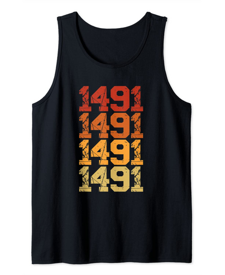 Indigenous Peoples Land 1491 Decolonize Anti Columbus Day Tank Top