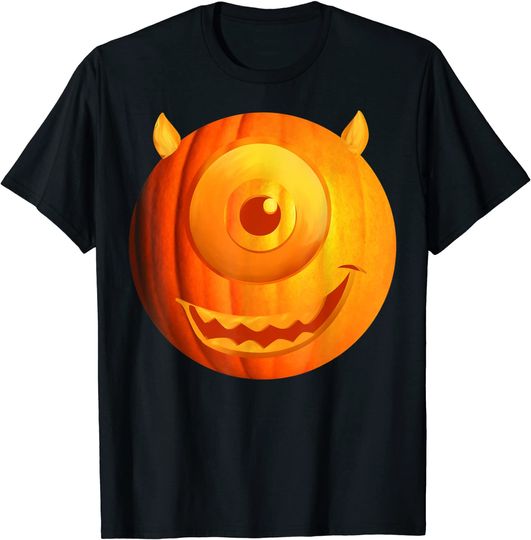 Monsters Inc Mike Wazowski Pumpkin Halloween T Shirt