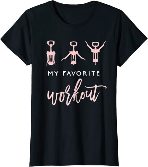 My Favorite Workout Wine Long Sleeves