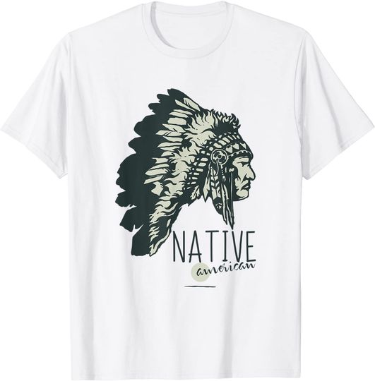 Proud Native American Indian Heritage Day Art Gift T-Shirt
