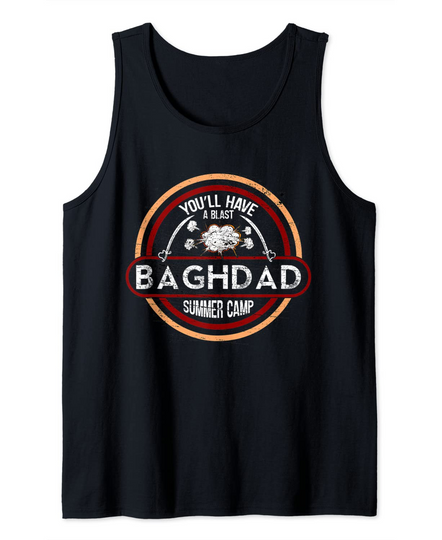 Baghdad Summer Camp | Iraq War Veteran Military Tank Top