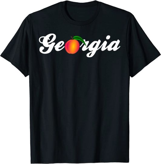 Georgia Peach State Home Souvenir T Shirt