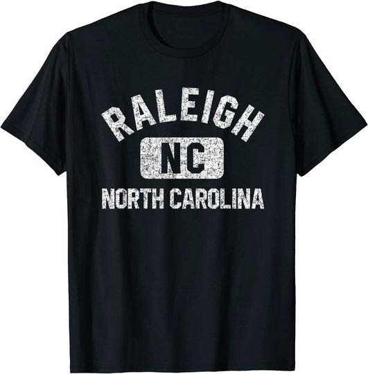 Raleigh North Carolina Gym Style T Shirt