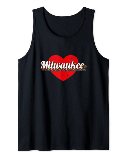 I Love Milwaukee Wisconsin Holiday Tank Top
