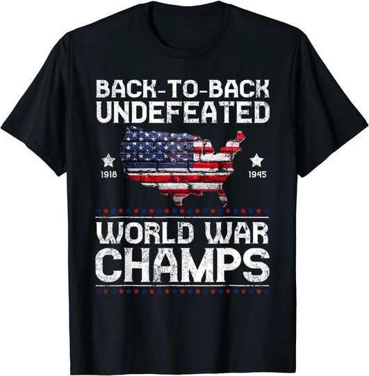 Back-To-Back Undefeated World War Champs T-Shirt