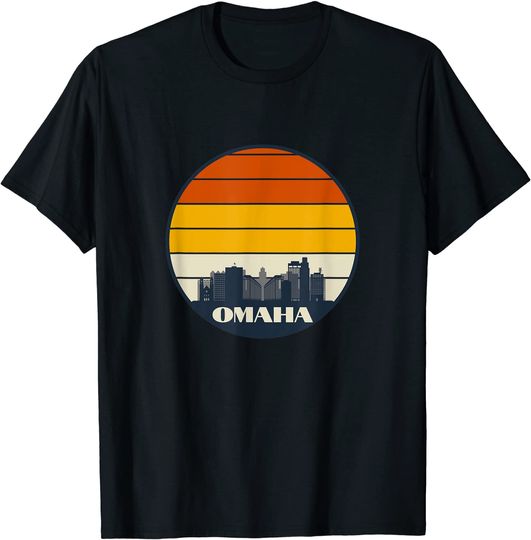 Omaha Skyline Nebraska T Shirt