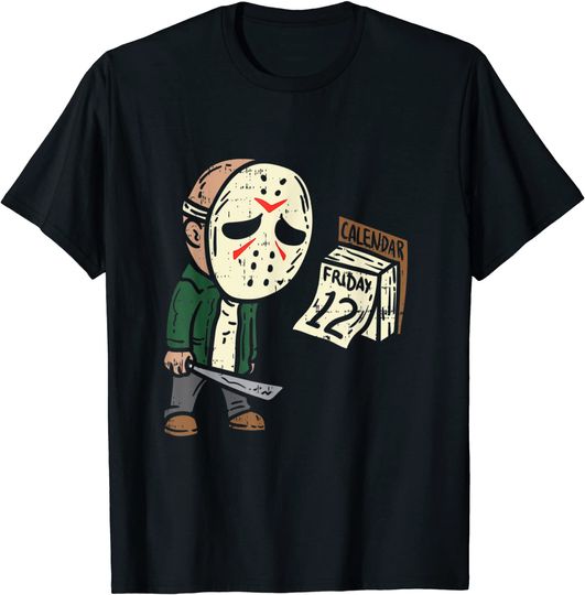 Friday 12th Funny Halloween Horror Movie Humor Long Sleeves