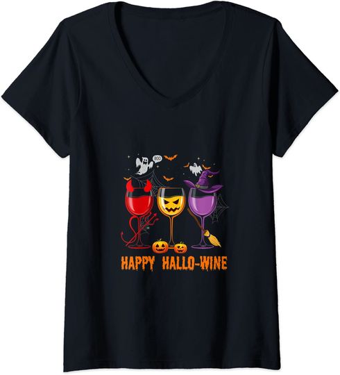Discover Happy Hallo Wine Glass Wine Drinking Lover Hoodie
