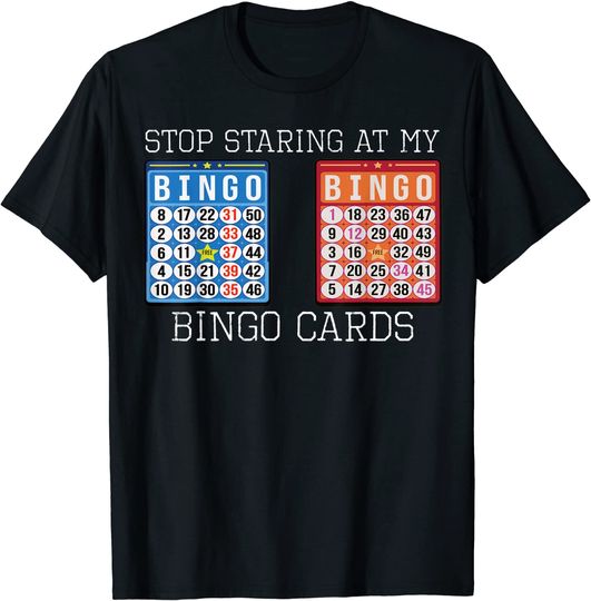 Discover Bingo Humor Lucky Cards Sarcasm T Shirt