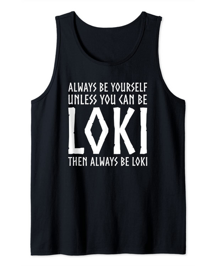 Loki Norse Mythology Pagan Viking Trickster God Asatru Tank Top