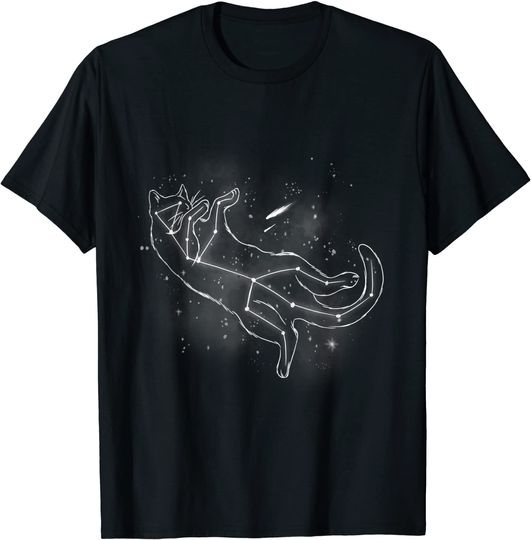 Funny Cat Cats Playing Moon Space Shooting Star Long Sleeves