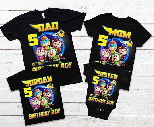 Discover Top Wings Birthday Shirt Personalized Top Wings Family Birthday Shirt Birthday Boy Shirt Top Wings Theme Shirt TV Series Kids Shirt