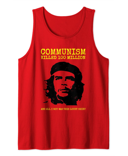Communism Anti Communist Che Guevara Capitalism Socialism Tank Top