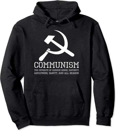 Political Anti-Communist SJW Funny Patriotic Conservative Pullover Hoodie