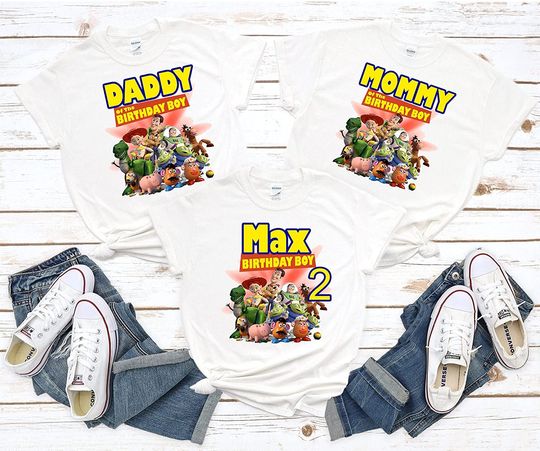 Birthday Toy Story Family Personalized Custom Shirt