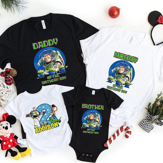 Toy Story Birthday Party Personalized Custom Shirt