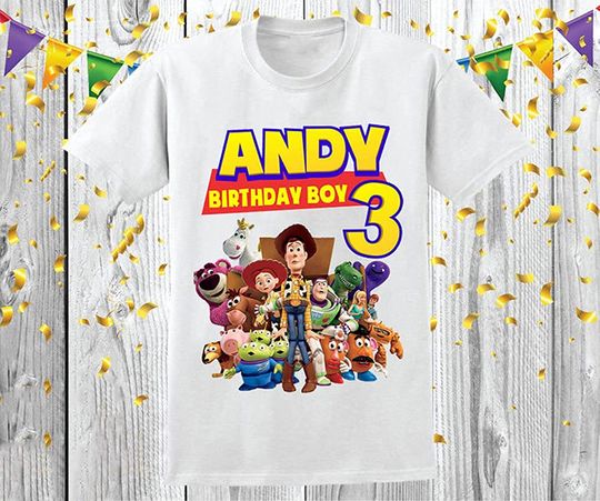 Birthday For Kids Toy Story Personalized Shirt