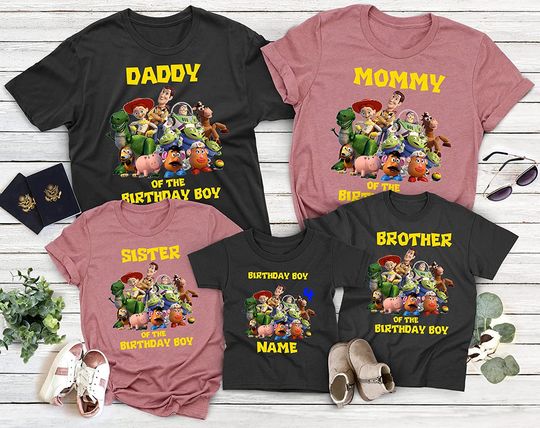 Toy Story Birthday Shirts Family Custom Shirt