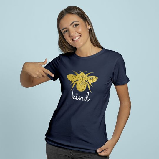 Discover Womens Vintage Be Kind - Bumblebee Bee Kind Kindness Hoodie