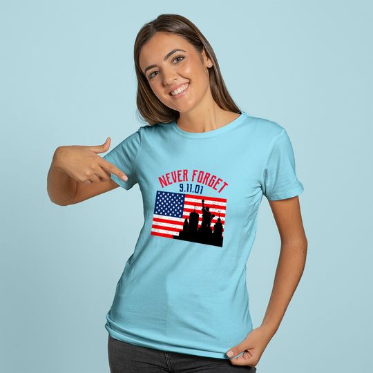 Discover Never forget Patriotic 911 American Flag Vintage Hoodie