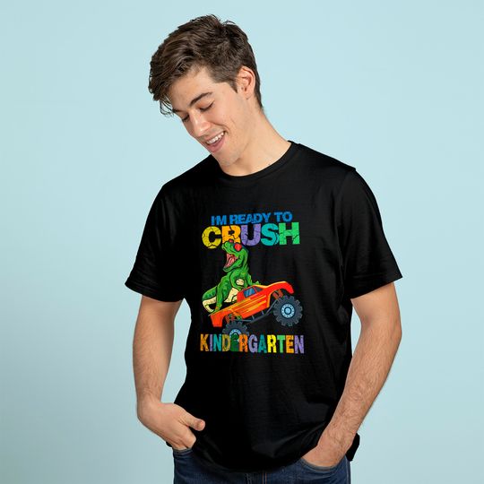 Discover I'm Ready To Crush Kindergarten Dinosaur Back To School Kids Hoodie