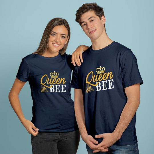 Womens Queen Bee Crown Long Sleeves Cute Gift for Woman Beekeeper Long Sleeves