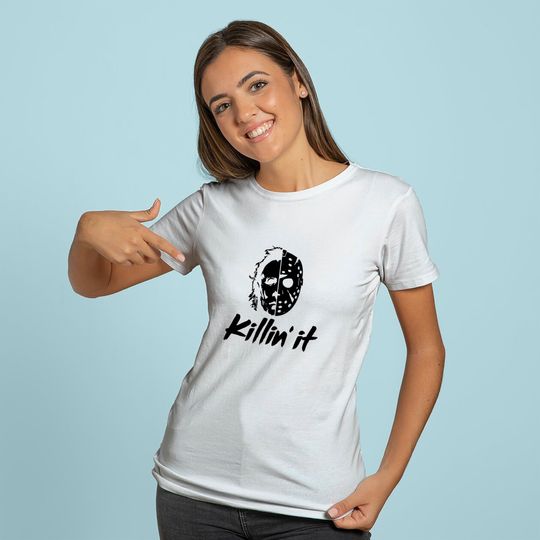 Killin' It Jason and Michael Myers Halloween Hoodie