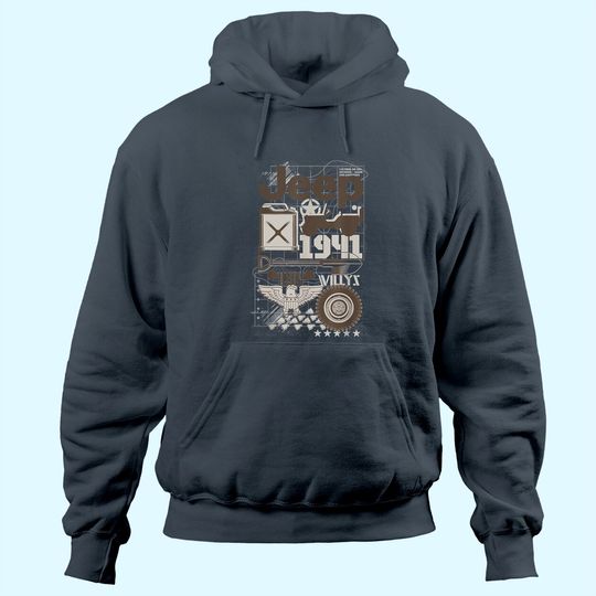 Discover Jeep Dad Willys 1941 Hoodie
