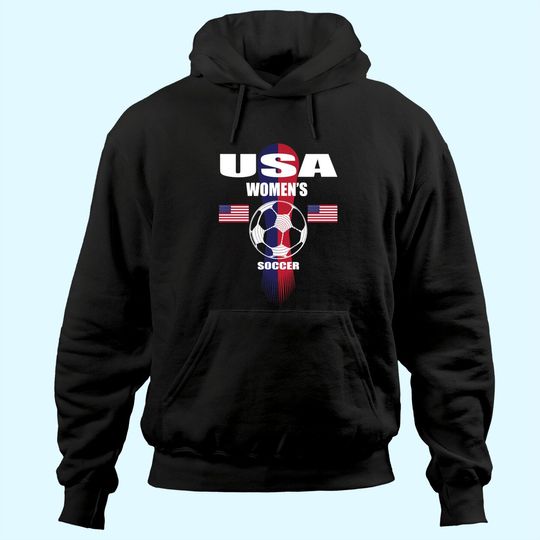 Discover Women Soccer Team USA United States Soccer Hoodie