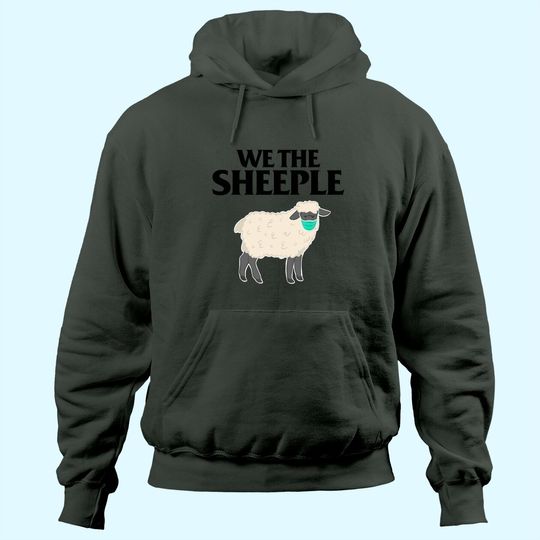 Discover We the Sheeple Anti-mask with face mask Hoodie