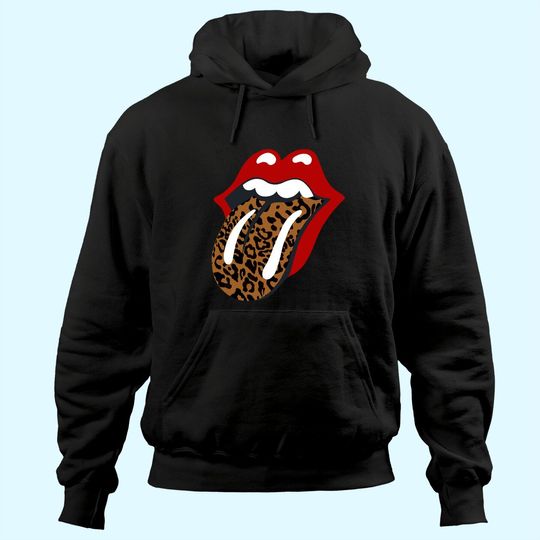 Discover The Rolling Stones Classic Leopard Tongue Hoodie