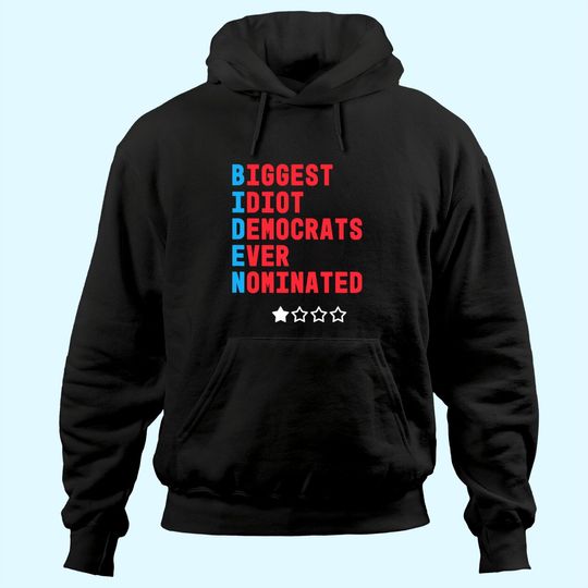 Discover Anti Biden Biggest Idiot Democrats Ever Nominated&nbsp;Creepy Joe Hoodie