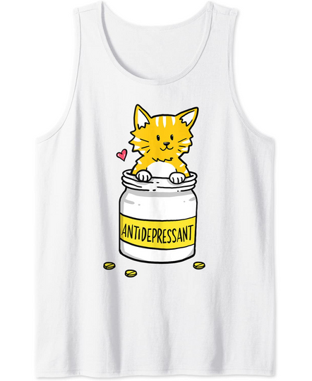 Discover Antidepressan Cats Tank Top