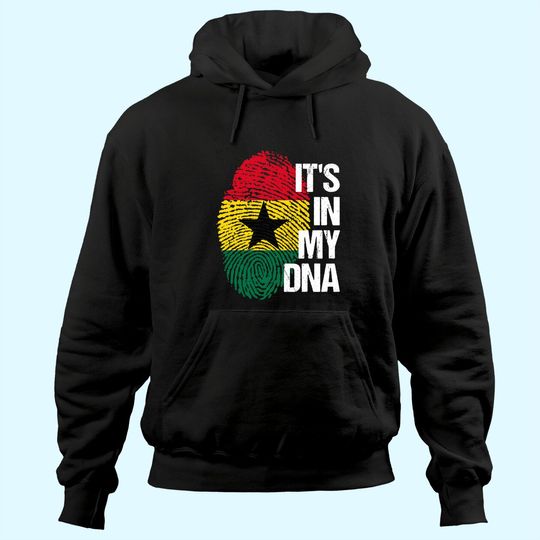 Discover Ghana Ghanaian flag fingerprint heritage roots tee gift Hoodie
