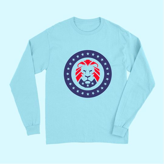 Conservative Lion Patriotic Long Sleeves