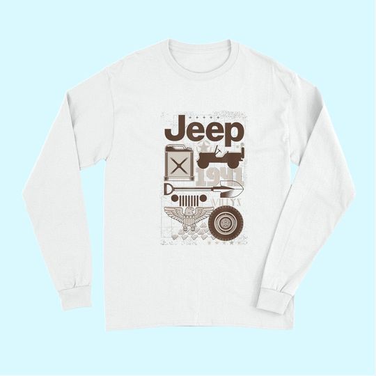 Jeep Dad Willys 1941 Long Sleeves