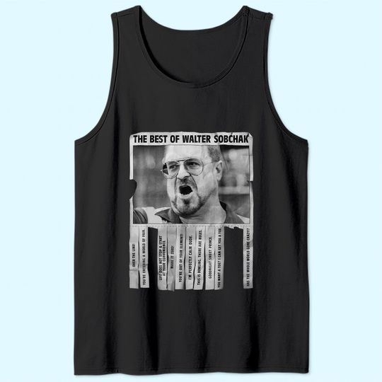Discover The Big Lebowski Walter Best Of Quotes Flyer Tank Top