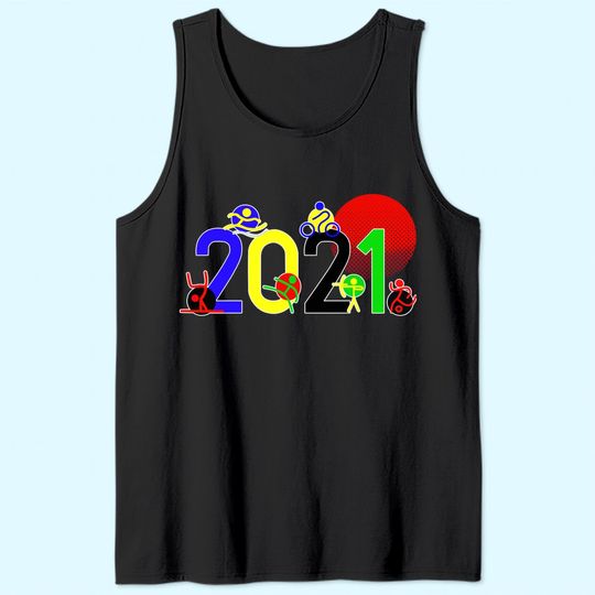 Tokyo Japan Sports Games 2021 Souvenirs Tank Top