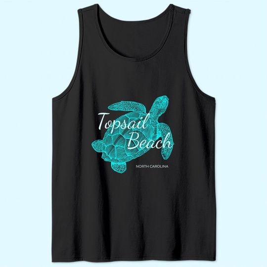Topsail Beach North Carolina Vacation With A Turtle Tank Top