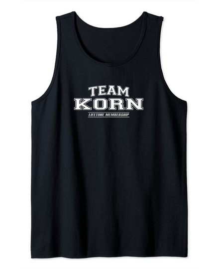 Team Korn Lifetime Membership Tank Top
